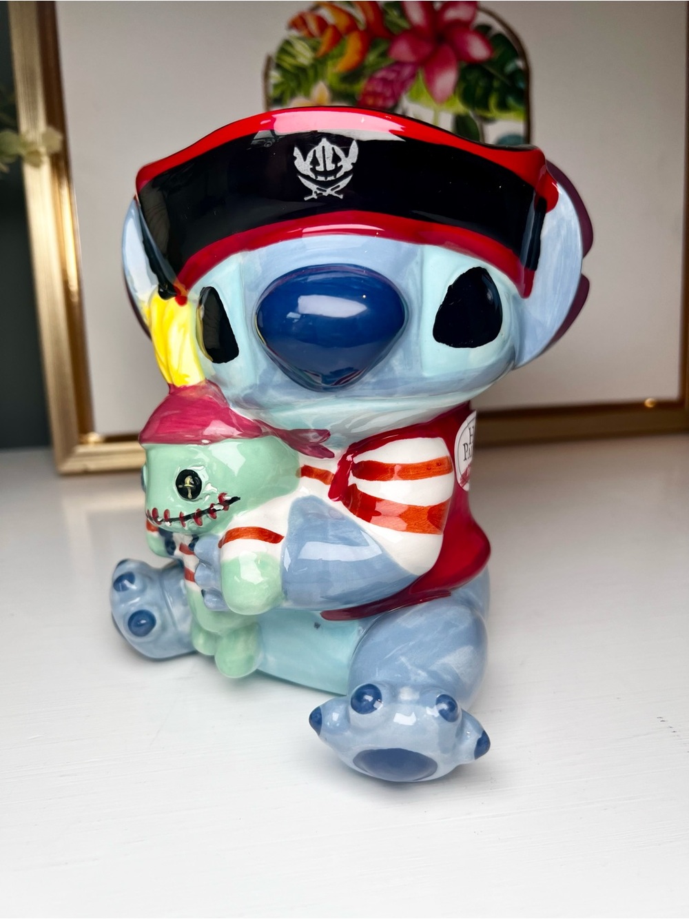 Stitch Blue Pirate Mug Decorative Collectible